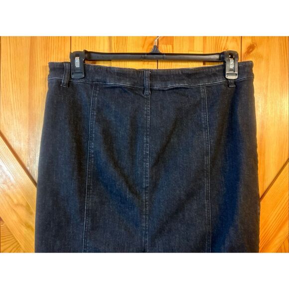 Belle Vere Denim Maxi Skirt Black Size Large (5848) - Picture 6 of 8